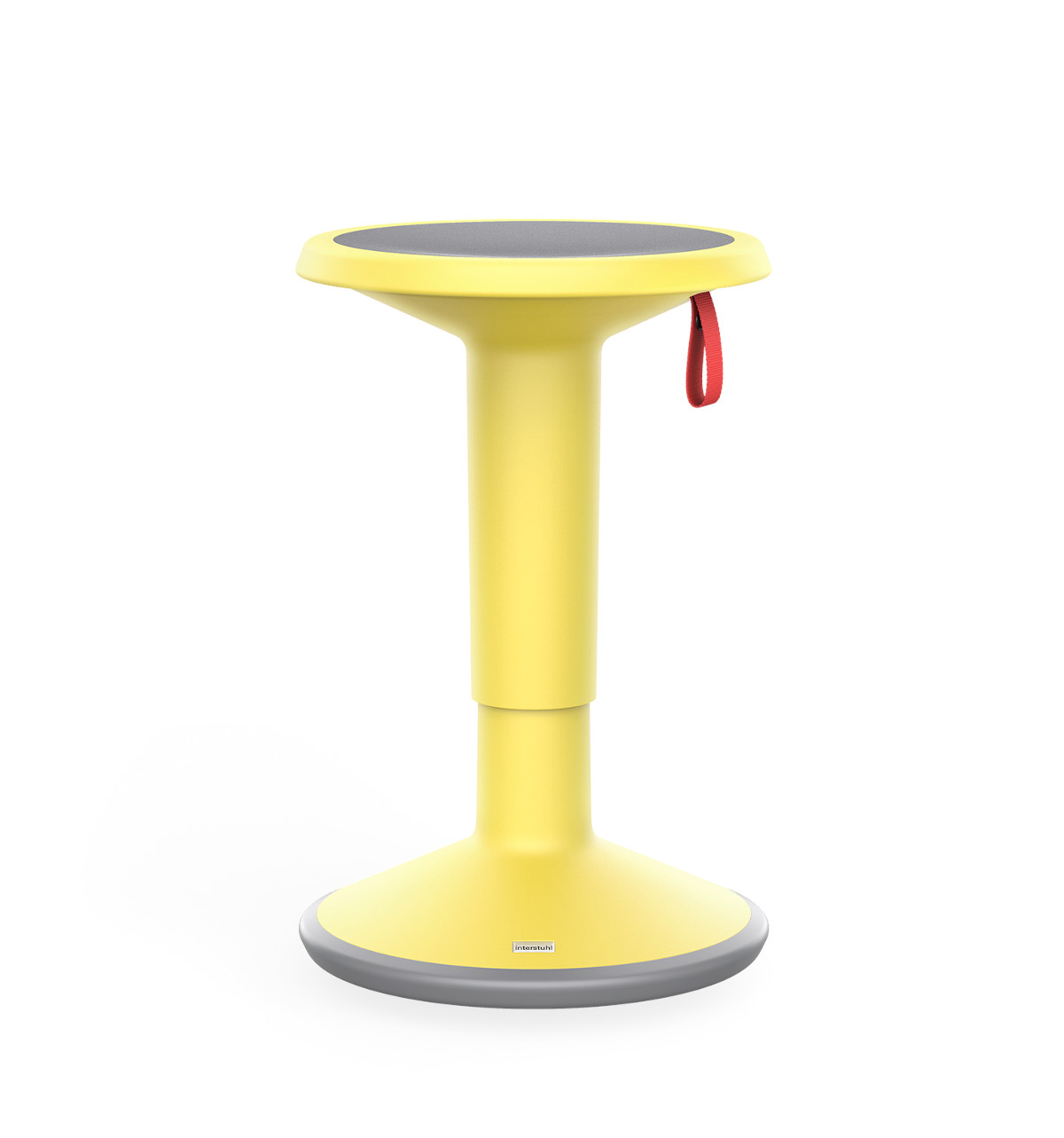 Ergonomischer Interstuhl UP Sitzhocker für aktives Sitzen im Büro, höhenverstellbar, flexibel und rückenfreundlich