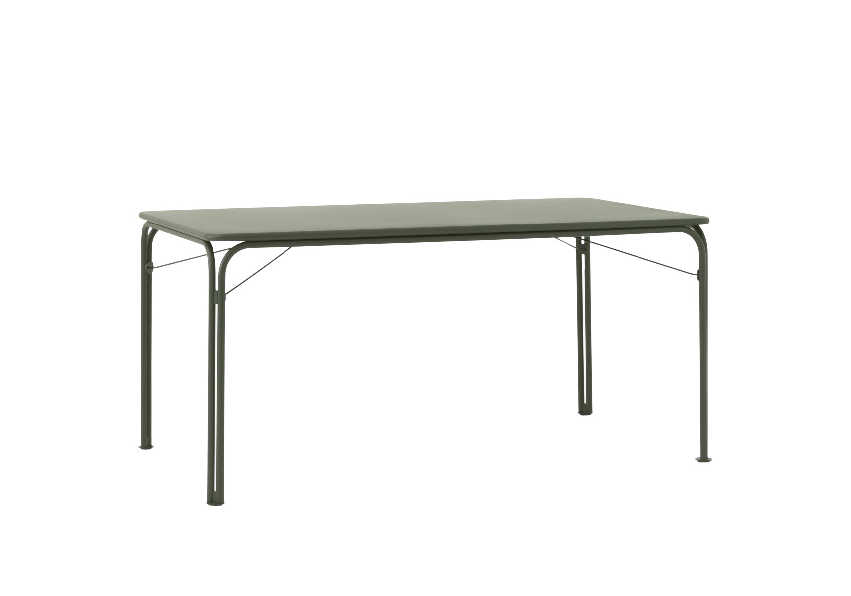 &Tradition Thorvald SC113 Gartentisch, Stahl pulverbeschichtet, 160x90cm, robust für Terrasse & Garten