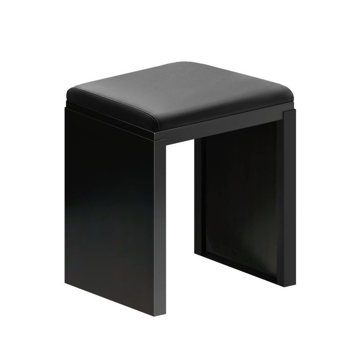 Irony Pad Hocker, 41 x 36 cm, kupferschwarz Irony Pad Hocker, 41 x 36 cm, kupferschwarz