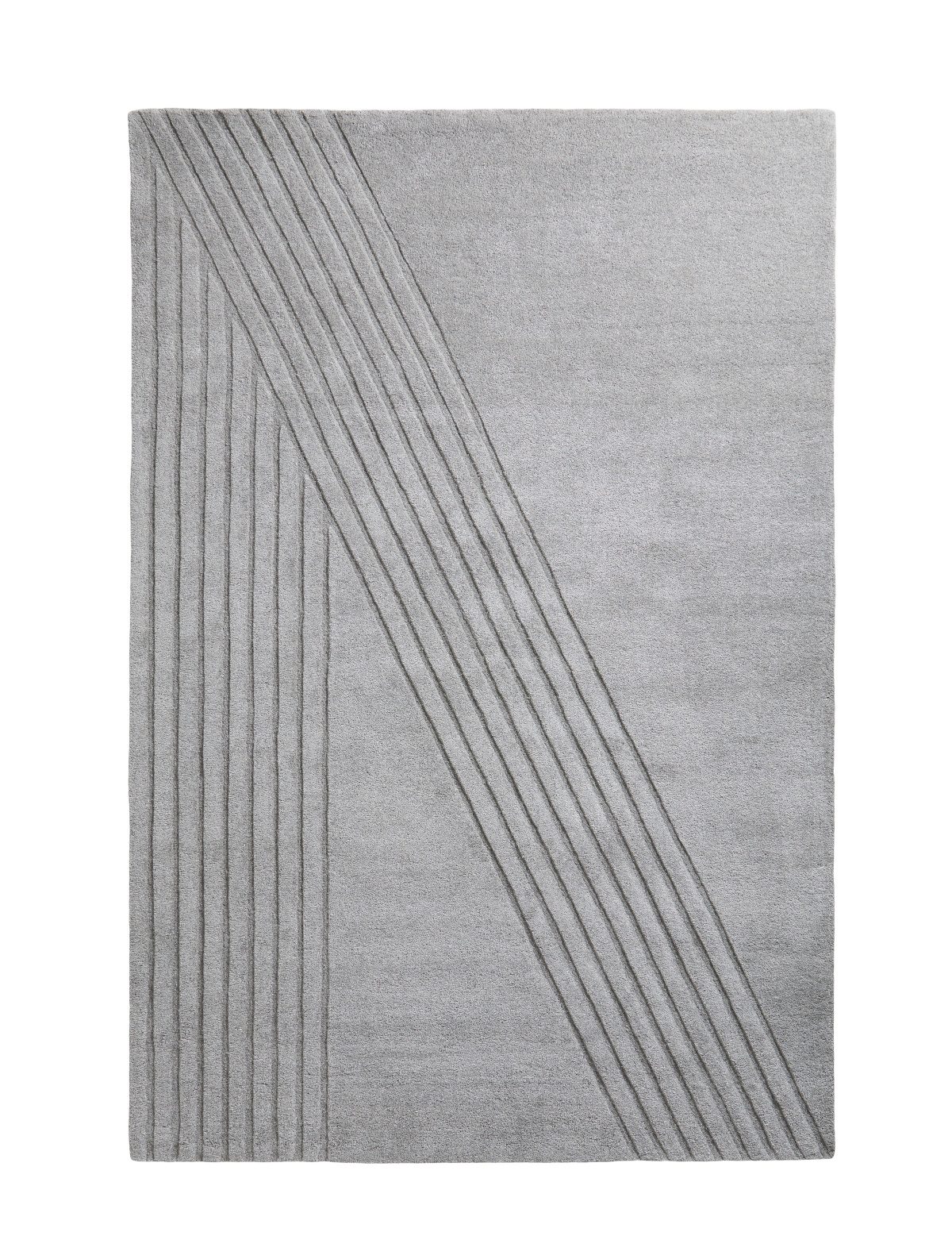 Kyoto Teppich, 170 x 240 cm, grey