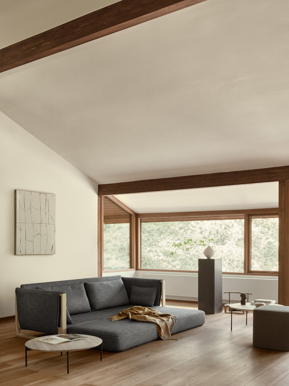 Softline Madison Wood Sofa mit hochwertigem Holzgestell und bequemer Polsterung für zeitloses Design