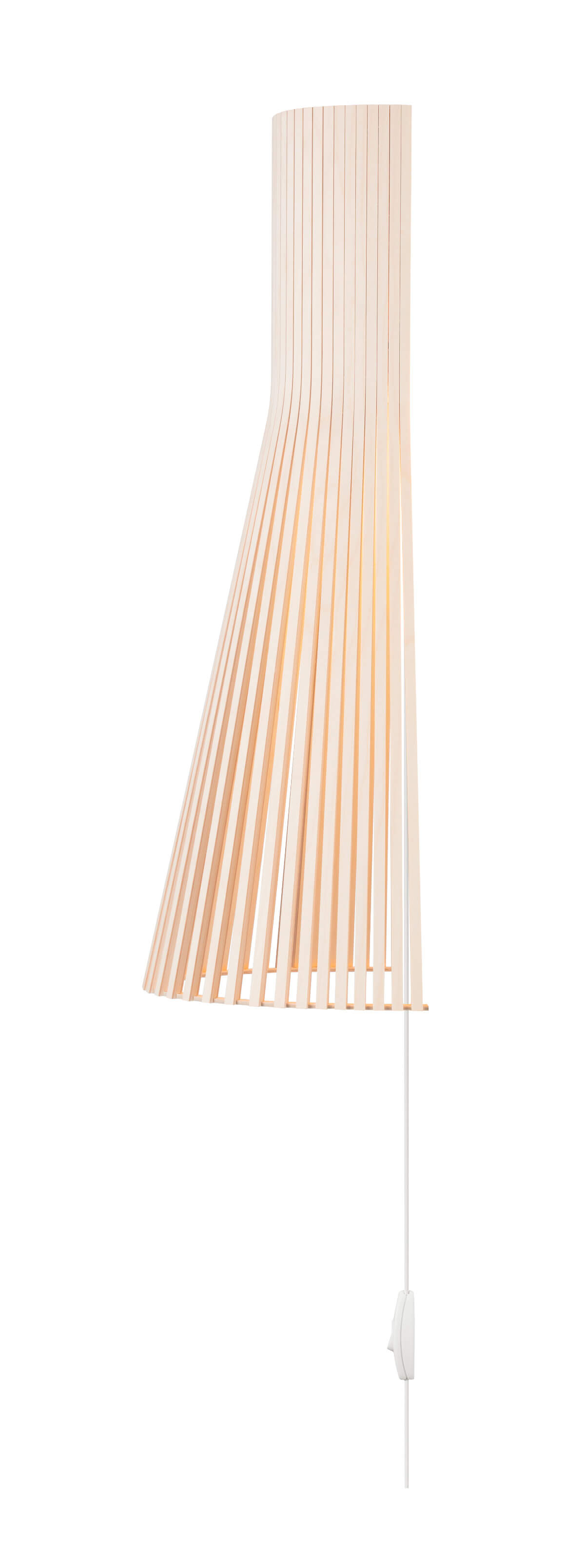 Secto 4230 Wandleuchte, mit Kabel, birke natur