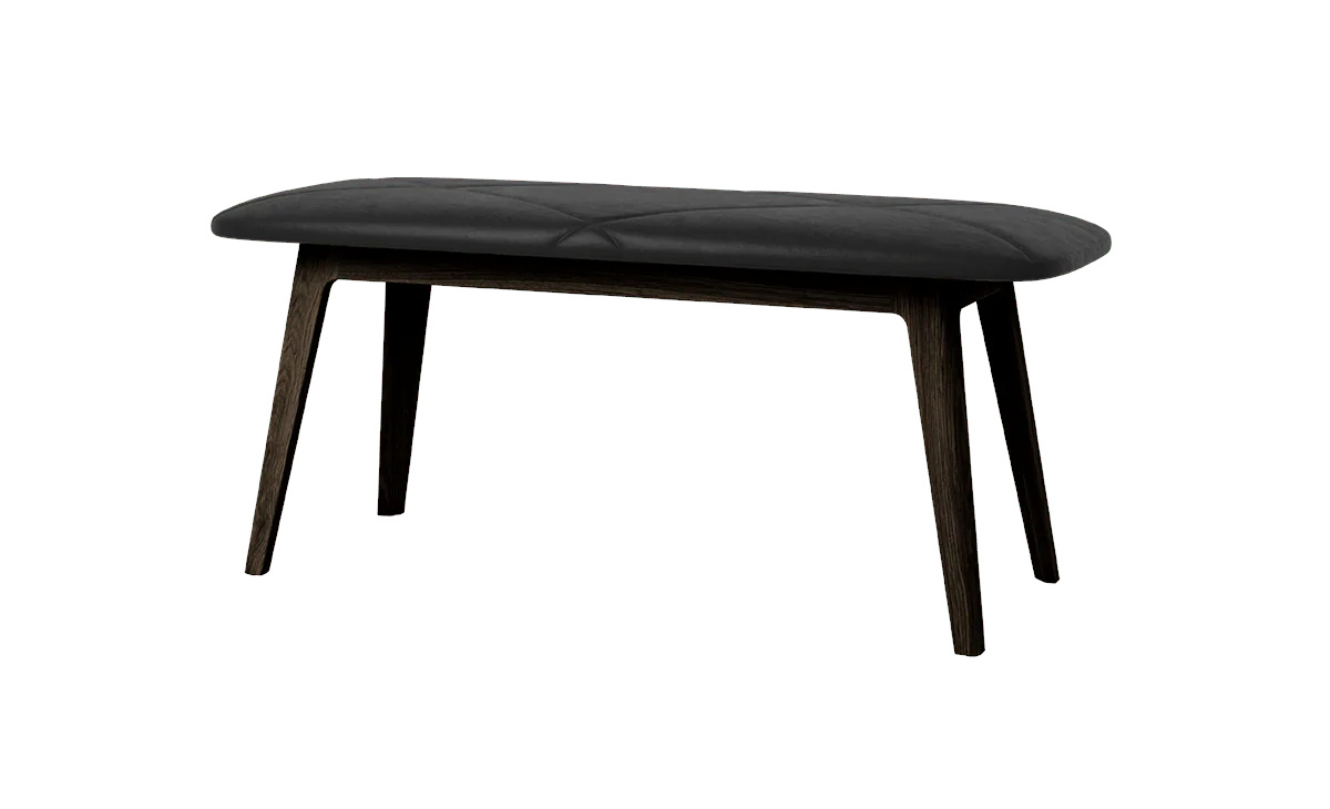 Nordic Bank, eiche dunkel gebeizt / terra black