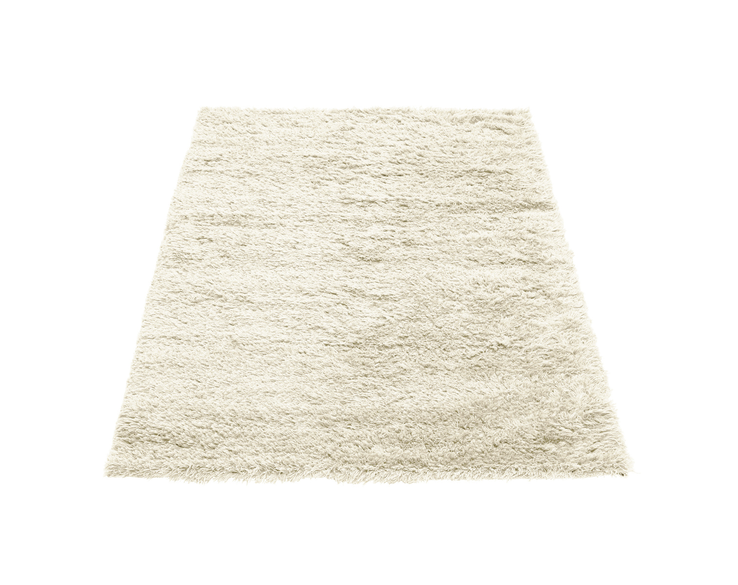 Rya Teppich, 140 x 200 cm, creme