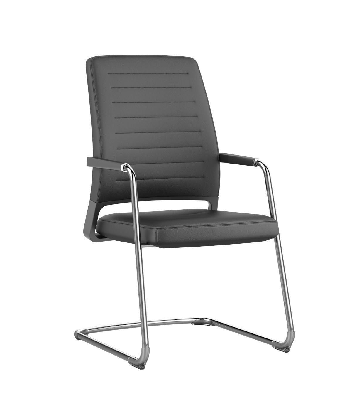 Ergonomischer Interstuhl VINTAGEis5 57V0 Besucherstuhl mit elegantem Gestell und gepolstertem Sitz.