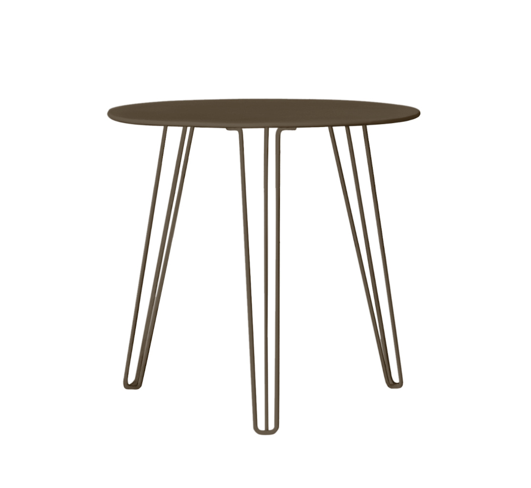 Menorca Bistrotisch, Ø 110 cm, schokoladenbraun Menorca Bistrotisch, Ø 110 cm, schokoladenbraun