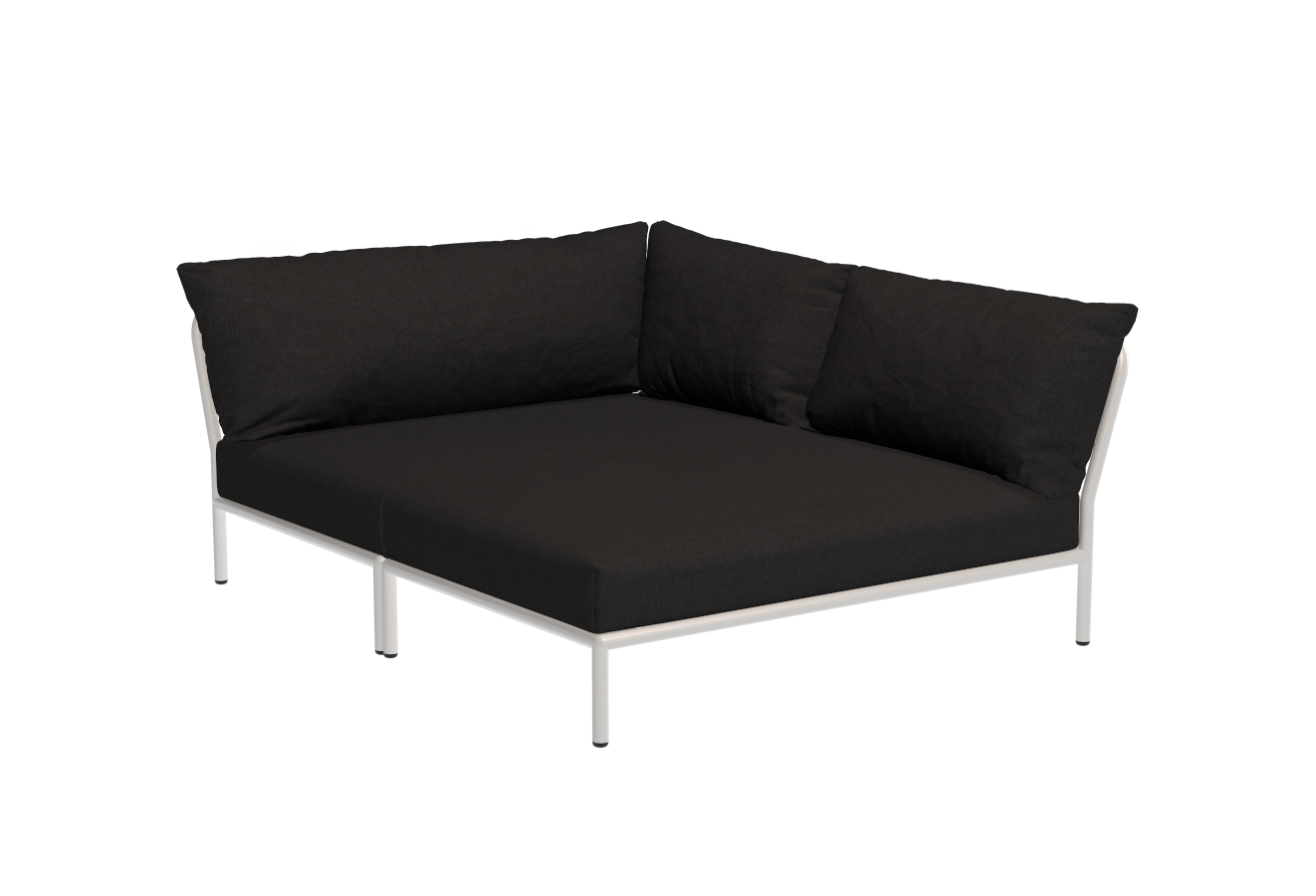Level 2 Cozy Corner Loungesofa, rechts, muted white / char