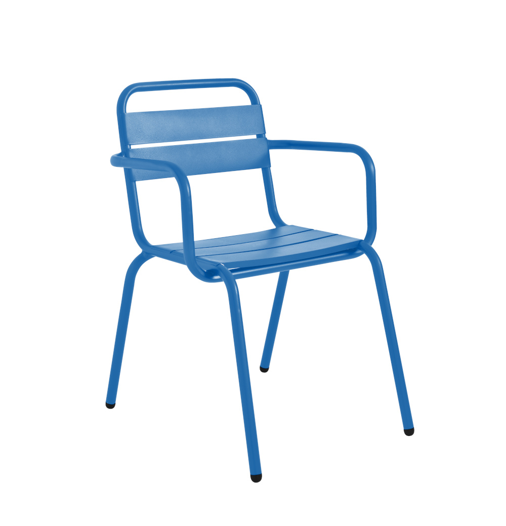 Barceloneta Armlehnstuhl, azurblau