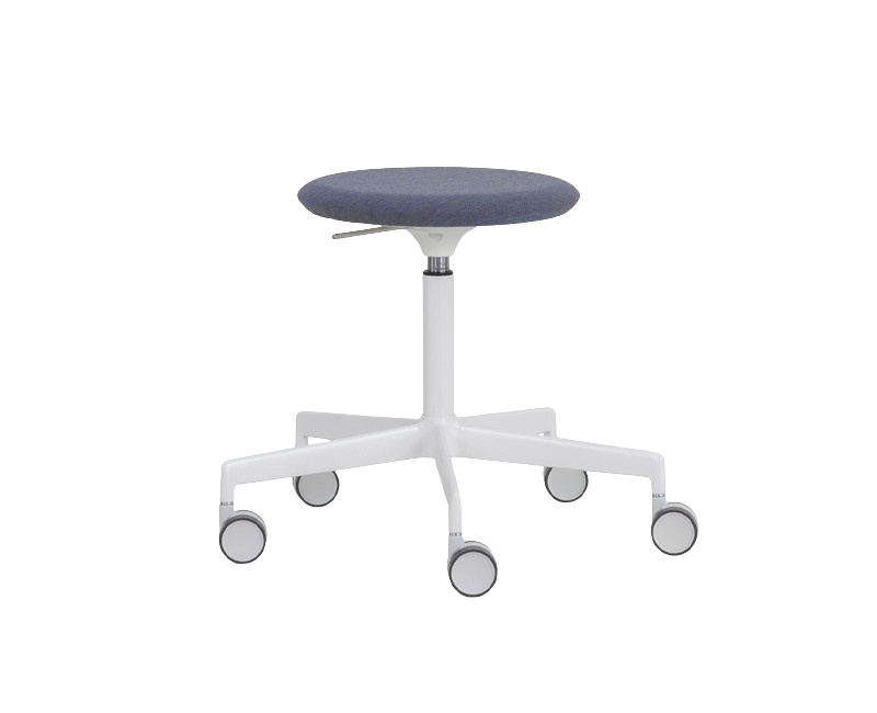 Lab Hocker, höhe 47 cm, dreh- und höhenverstellbar