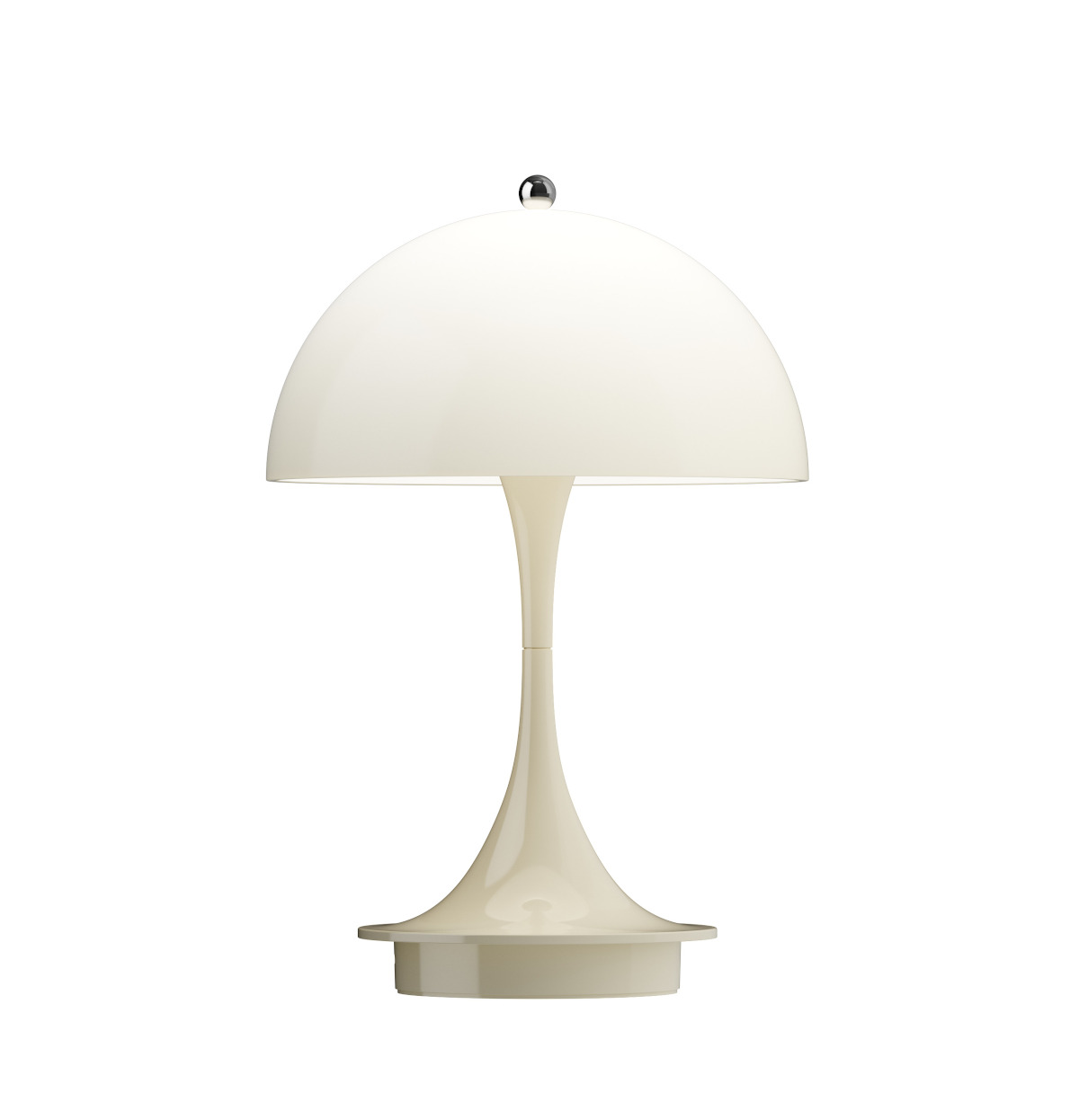 Louis Poulsen Panthella 160 LED Tischleuchte Beige Panthella 160 Portable LED-Tischleuchte von Louis Poulsen in Opal Beige, kabellos, dimmbar, skandinavisches Design