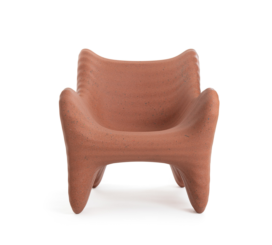 Magis In-Side Sessel terracotta, ergonomisch, modernes Design aus Italien, langlebig, bequem