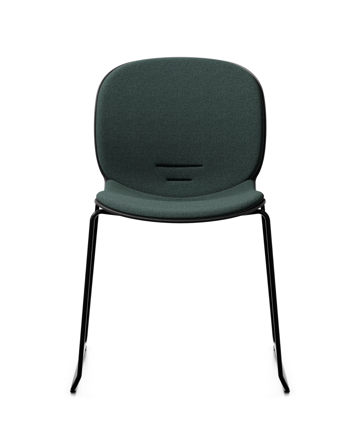 Noor 6065SB Stuhl, Kufengestell, 3D-Furnierschale, Sitz und Rücken gepolstert