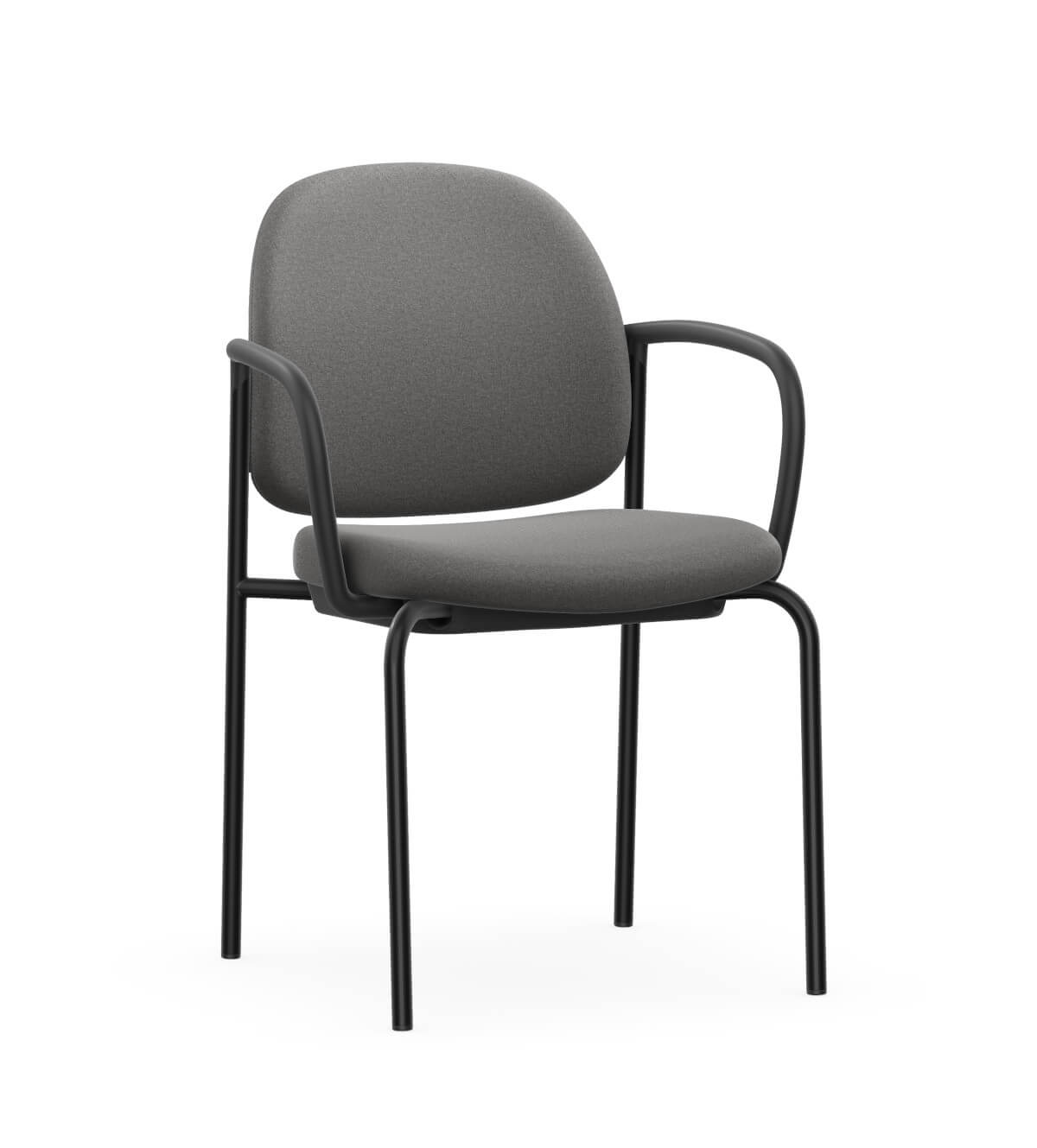 Interstuhl HEJis3 HJ512 Besucherstuhl mit gepolsterter Sitzschale, modernes Design, stapelbar, ideal für Büro und Empfang