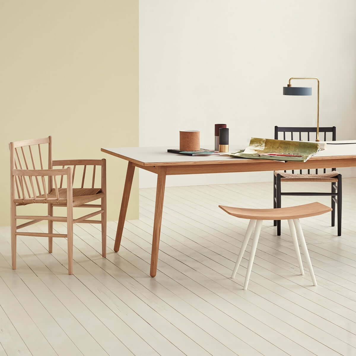 Moderner FDB Møbler J81 Armlehnstuhl, Holzgestell, ergonomisch und langlebig – zeitloses Design für jeden Raum