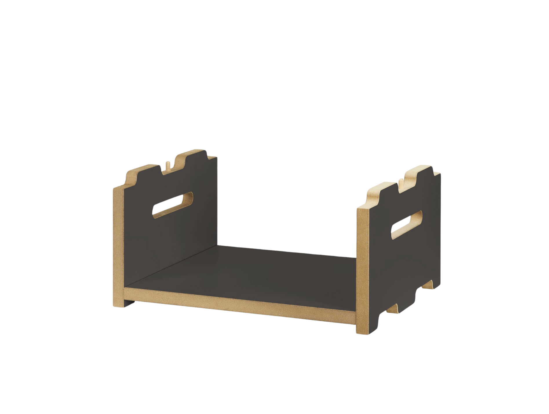 Halbstark Anbaumodul niedrig, anthrazit