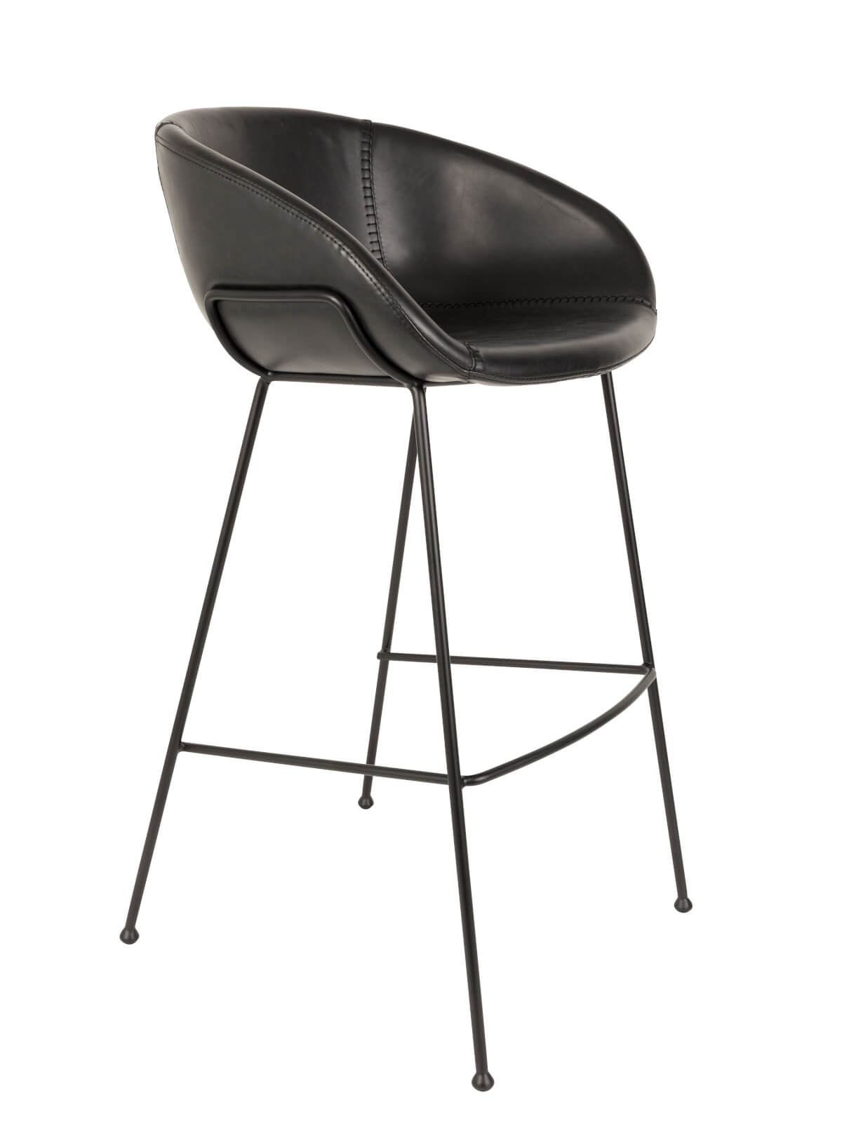 Feston Barhocker, höhe 76 cm, schwarz