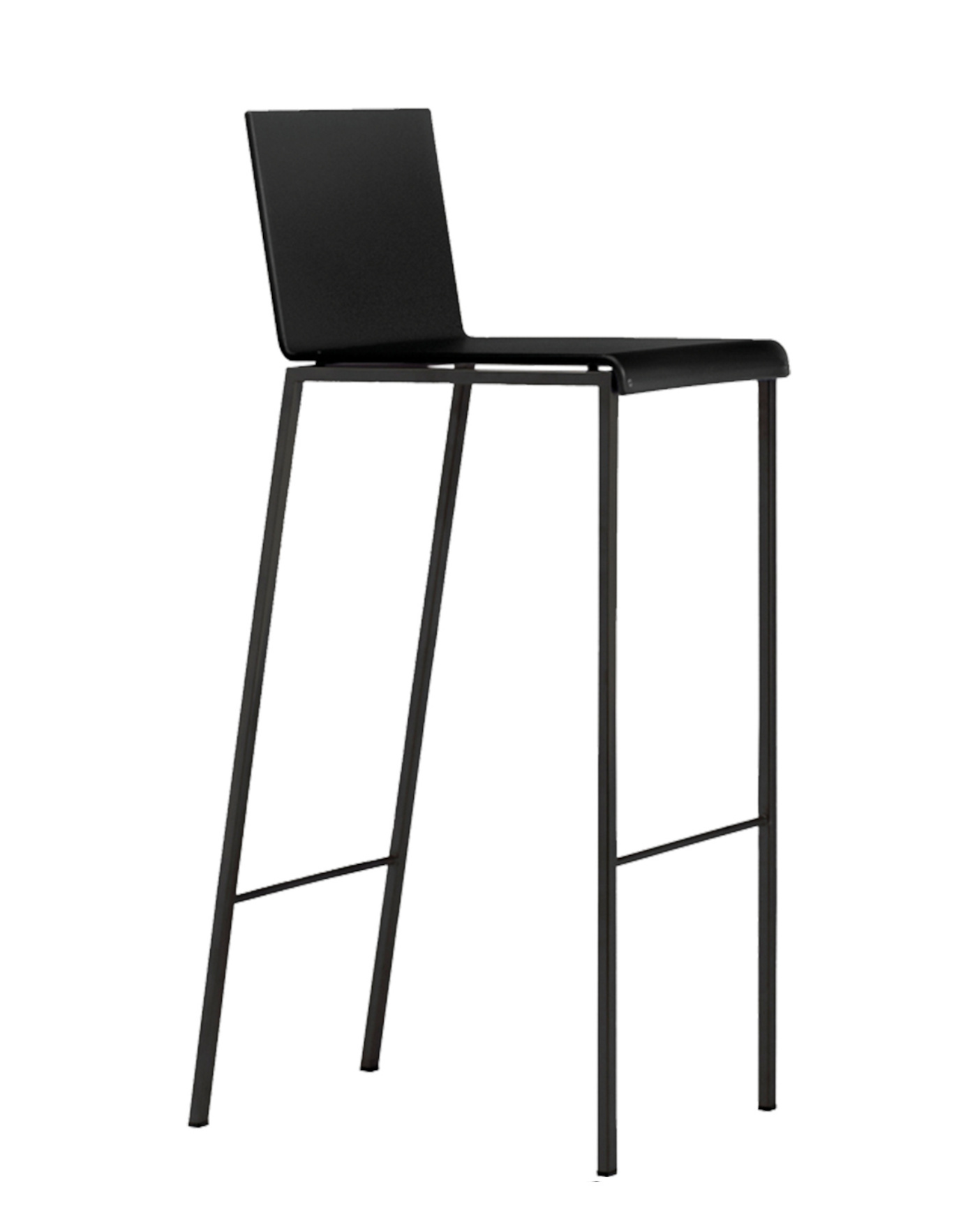 Bianco Barhocker, hoch, schwarz