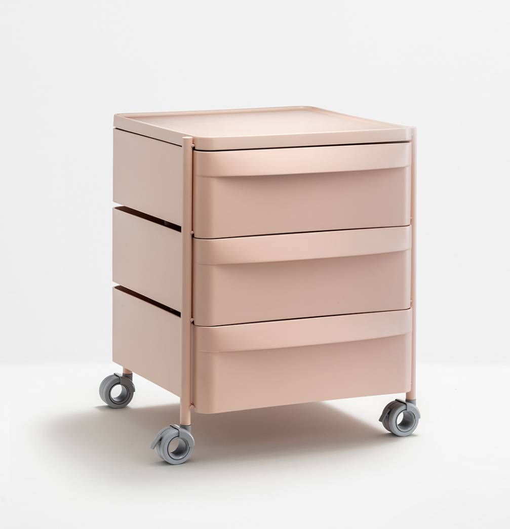 Boxie BXM 3C Rollcontainer, rosa