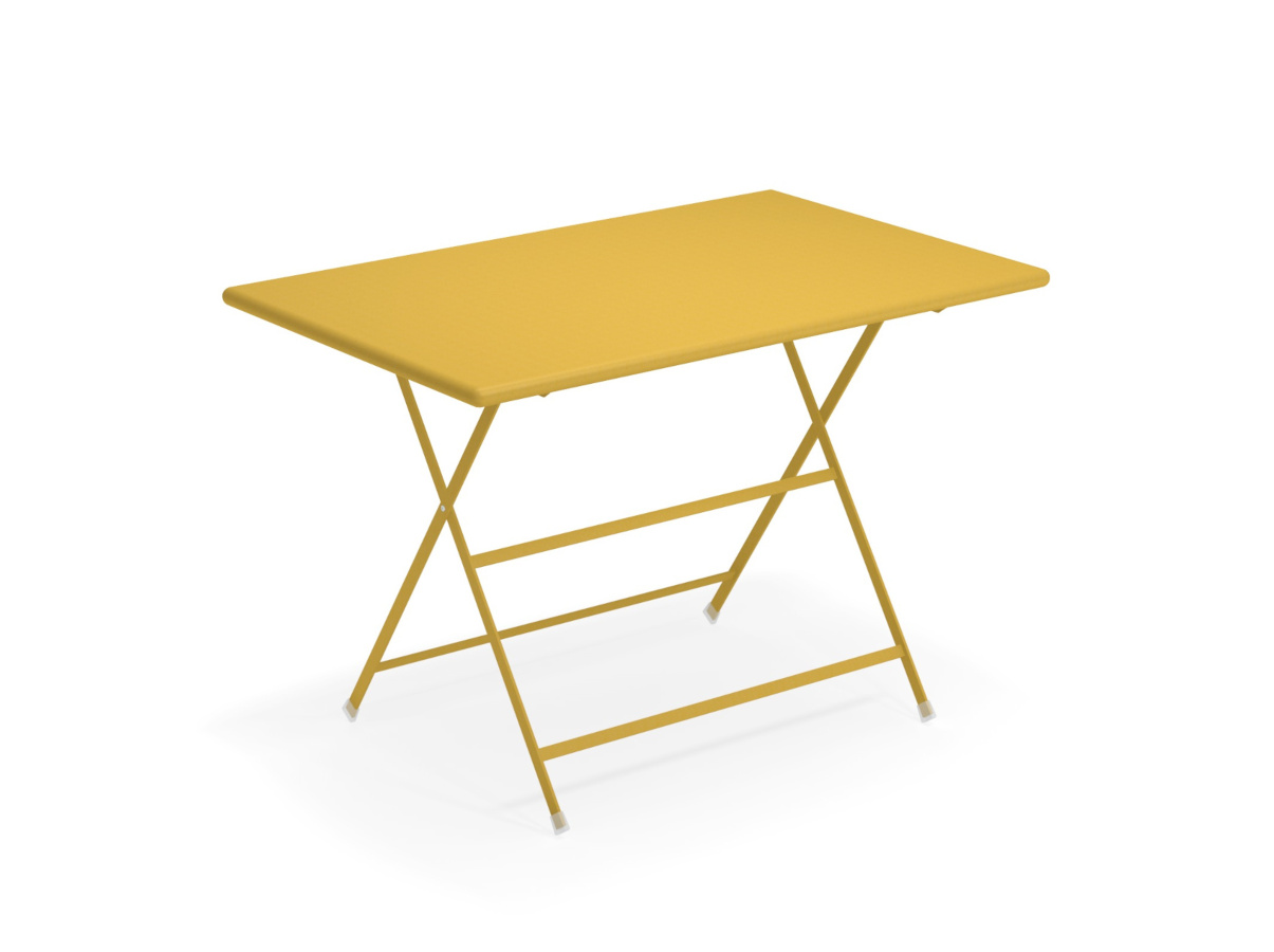 Arc en Ciel Klapptisch, 110 x 70 cm, currygelb