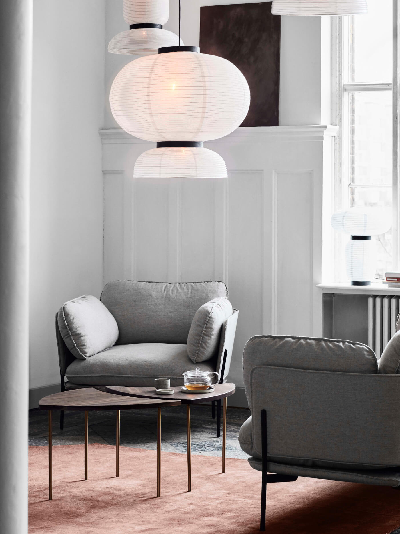 &Tradition Cloud LN1 Sessel, gemütlich und hochwertig verarbeitet, ideal für Leseecke oder Lounge-Bereich