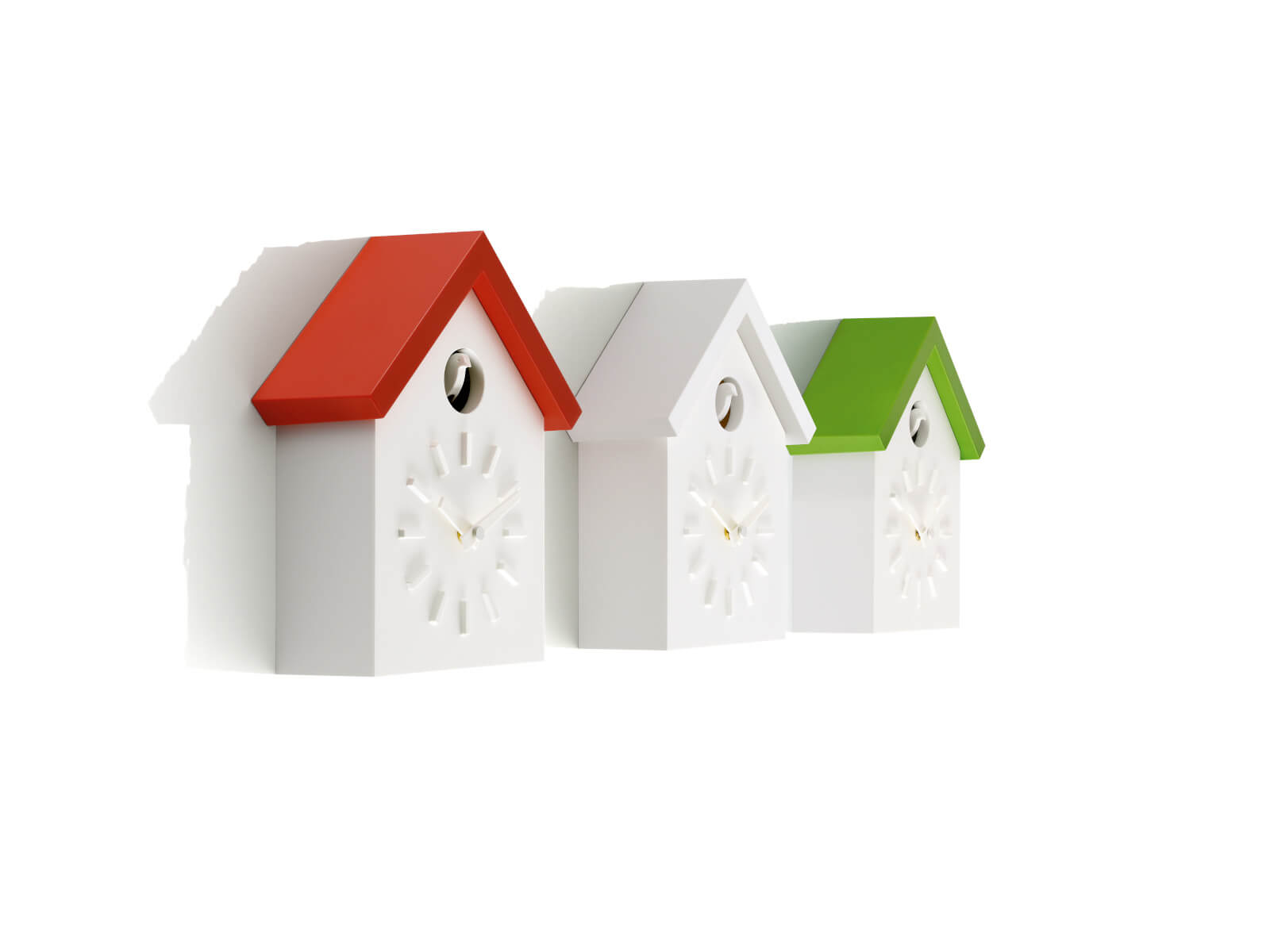 Magis Cu-Clock Wanduhr in modernem Wohnraum, minimalistisches Design, hochwertig, stilvoller Zeitmesser