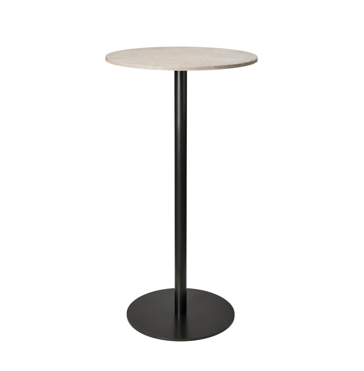 Mater Stehtisch, höhe 96 cm, Ø 60 cm, wood waste grey