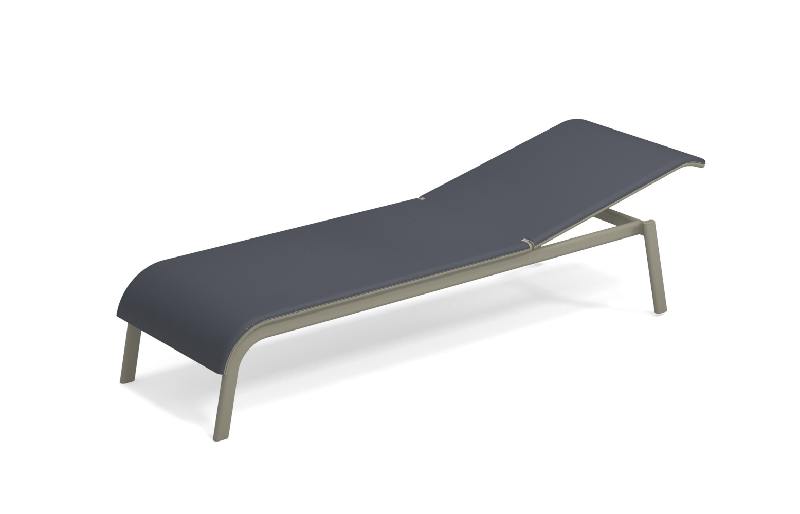 Tiki Gartenliege, graugrün / stein