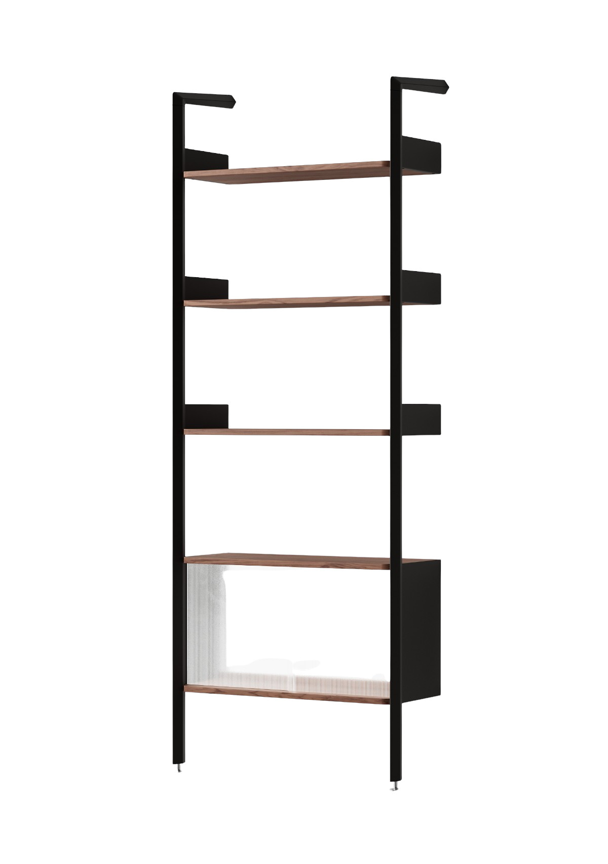 Rombe IF3 Regal, anthrazit / walnuss