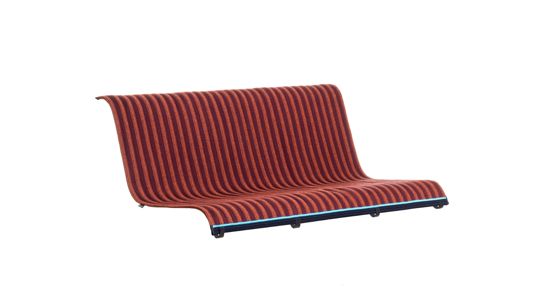 Magis Sitzauflage South Bank 77 cm – rot/orange Magis Sitzauflage South Bank 77 cm, rot/orange, komfortabel, modernes italienisches Design, langlebig