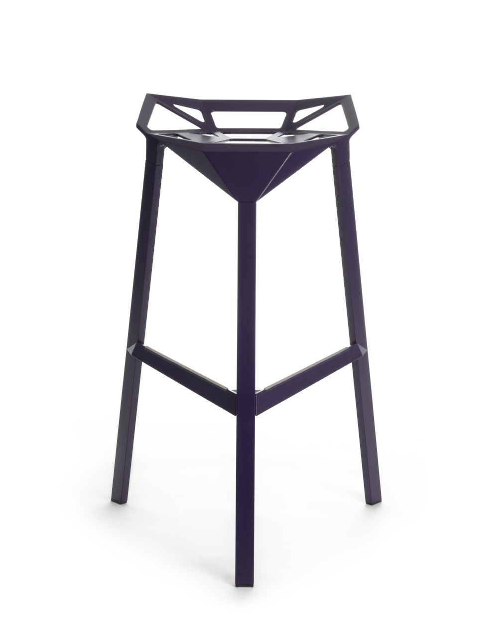 Magis Stool One Barhocker 77 cm – modernes Design Magis Stool One Barhocker, 77 cm, purple, modernes Design, stapelbar, langlebig, italienisches Design