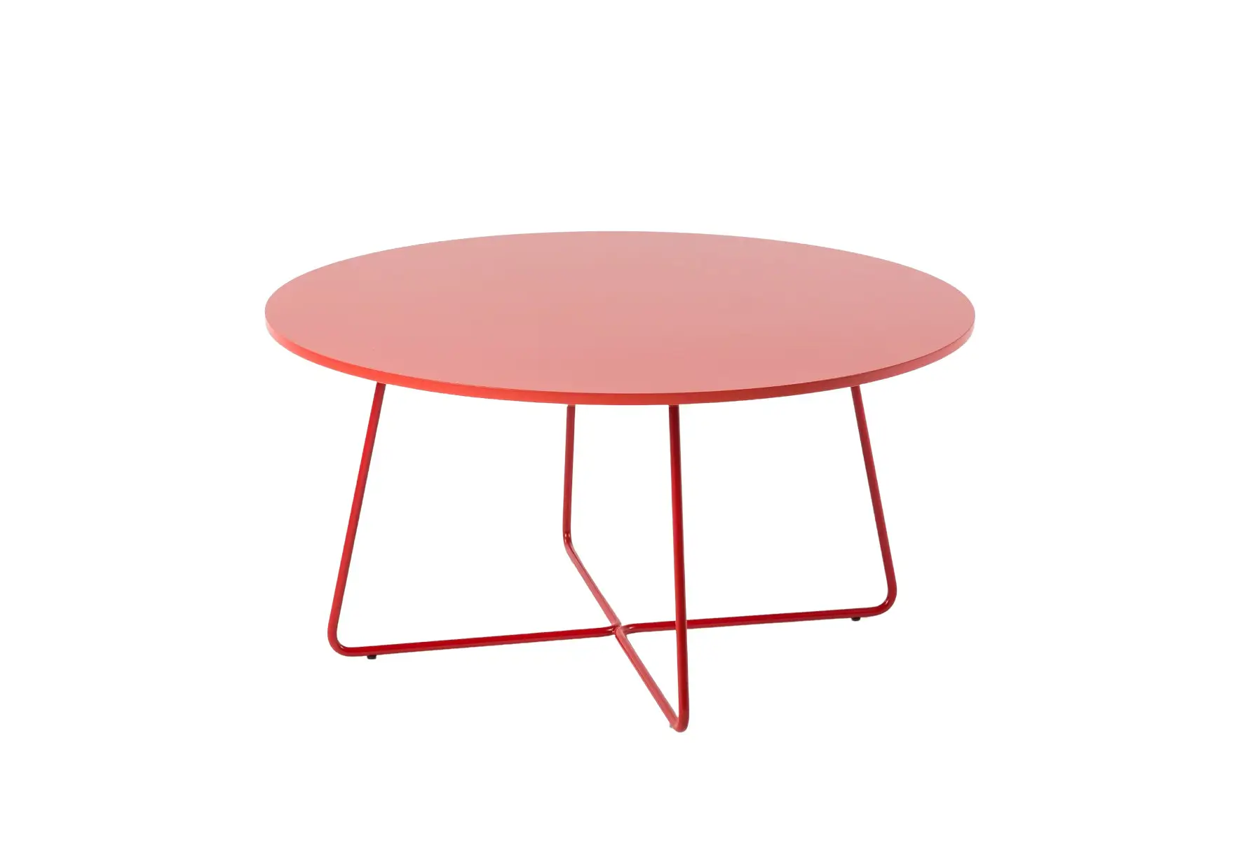 Noti Mishell Couchtisch Ø 80 cm mit Kufengestell