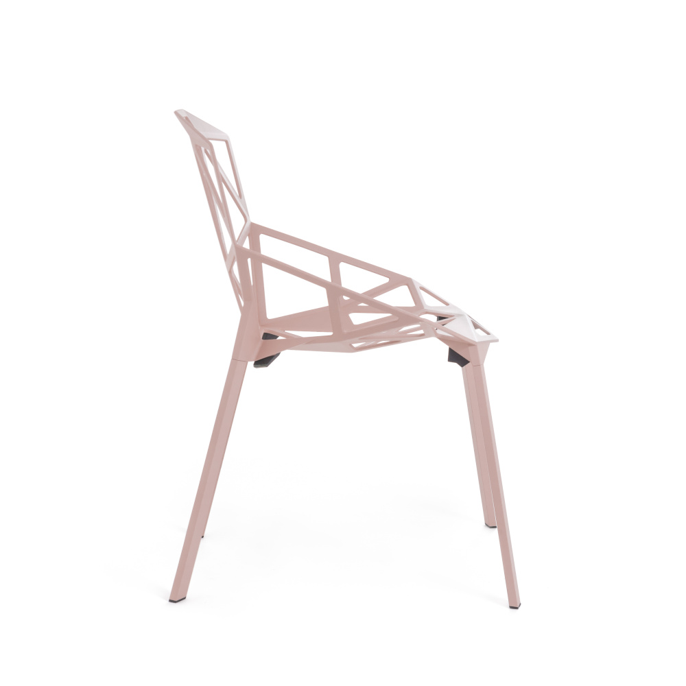 Magis Chair One Stapelstuhl blush, italienisches Design, stapelbar, komfortabel, modern, robust