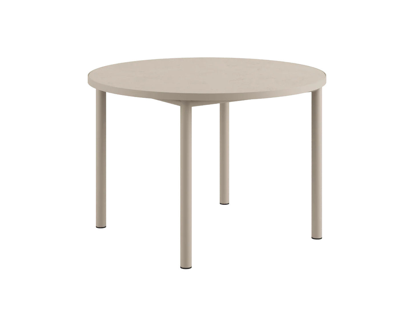 Kirra Gartentisch, Ø 110 cm, taupe / keramik