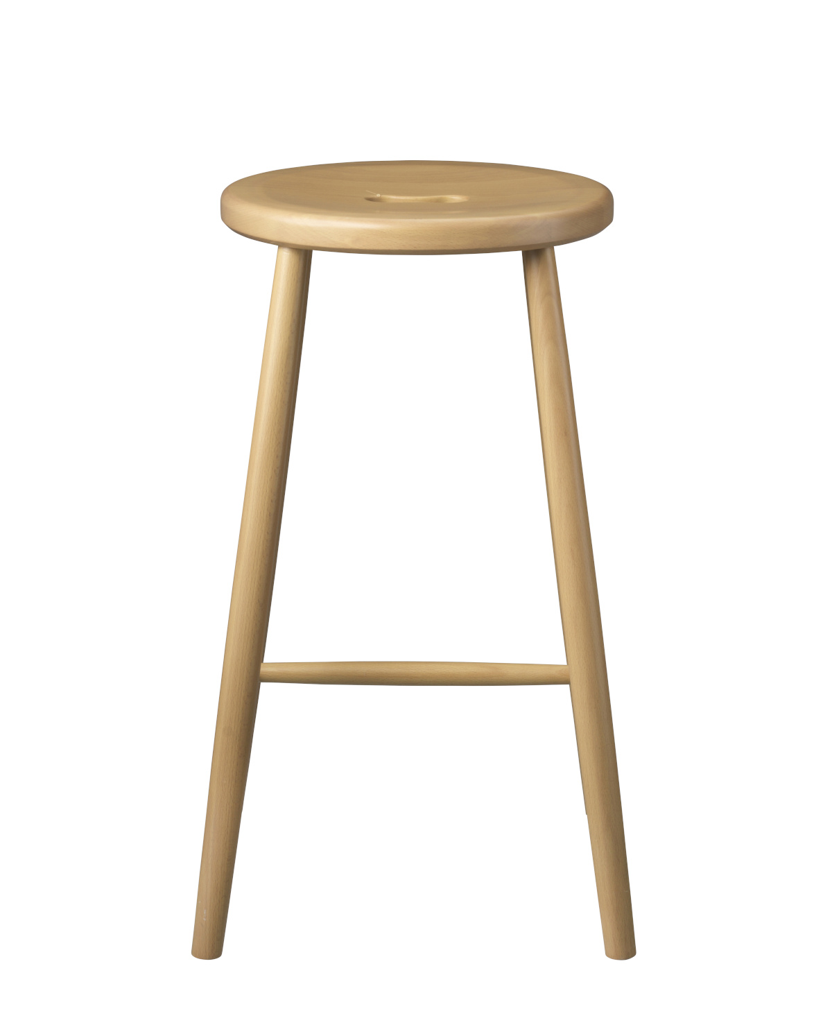 FDB Møbler J27C Barhocker, FSC®-Holz Buche natur, ergonomisch, nachhaltig, funktional, skandinavisch