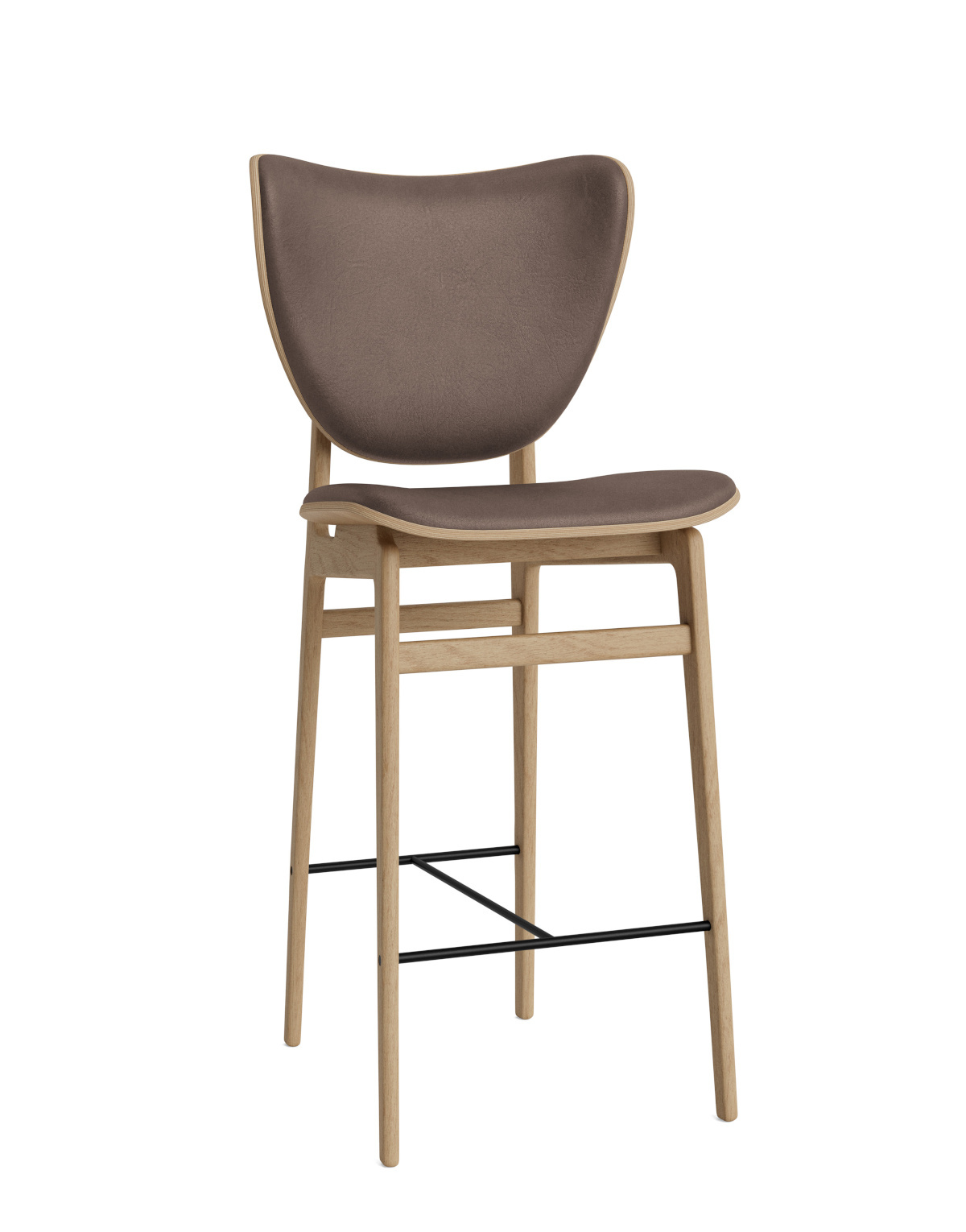 Elephant Barhocker, höhe 65 cm, eiche natur