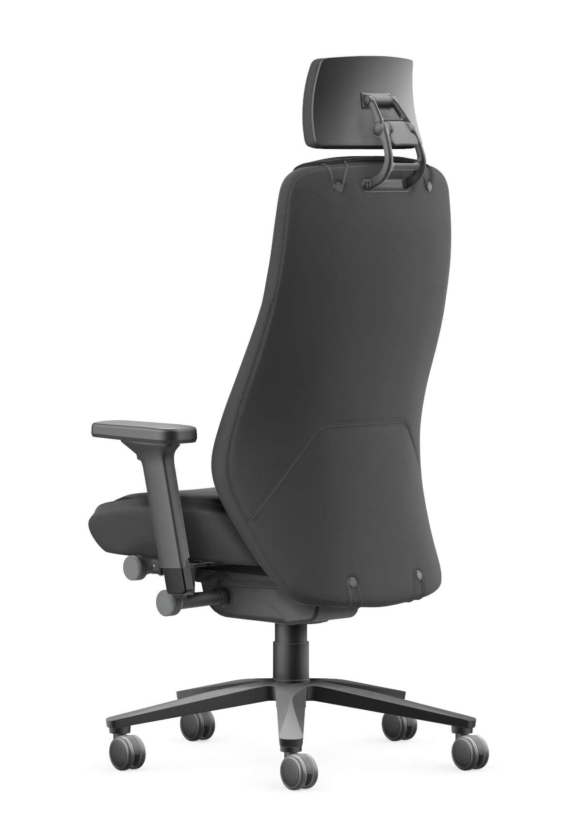 Interstuhl TF118 24-Stunden-Stuhl mit Armlehnen, synchroner Mechanik, langlebigem Bezug und ergonomischer Sitzfläche