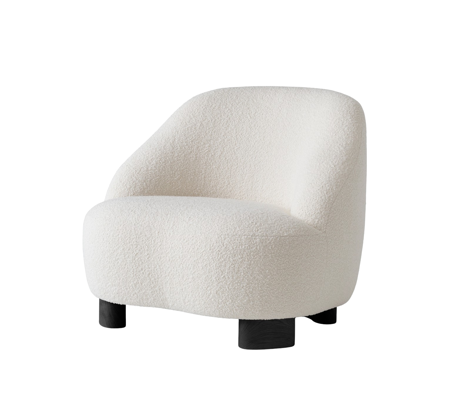 Margas LC1 Sessel, eiche schwarz lackiert / karakorum 001