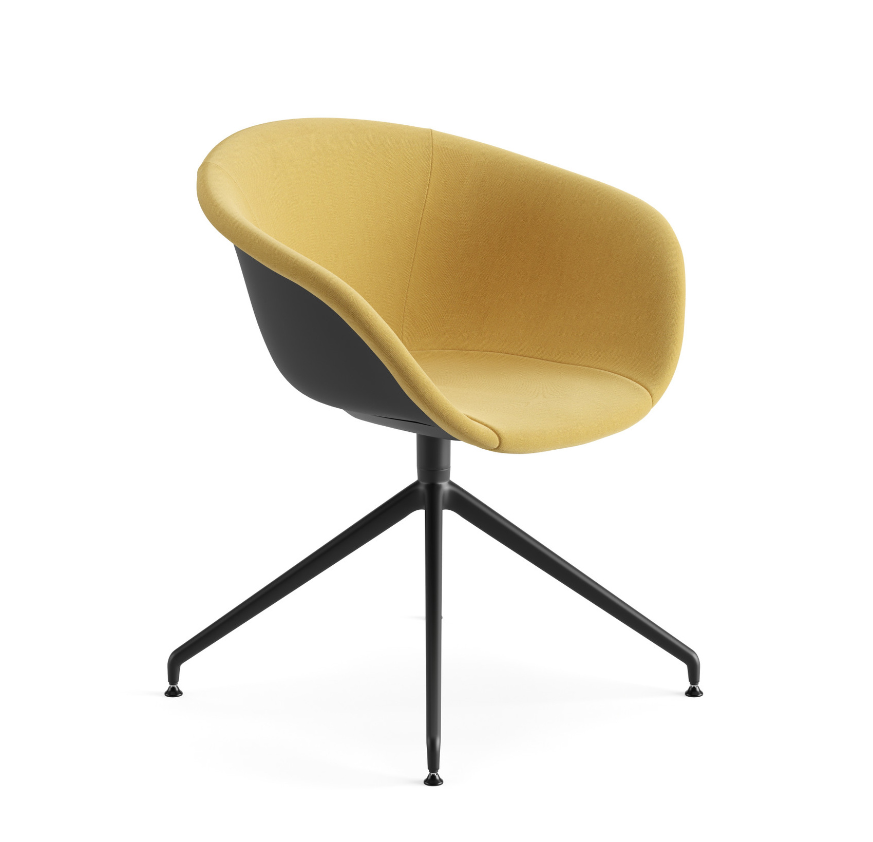 Duna 02 Stuhl, kunststoff, vorne bezogen #4216