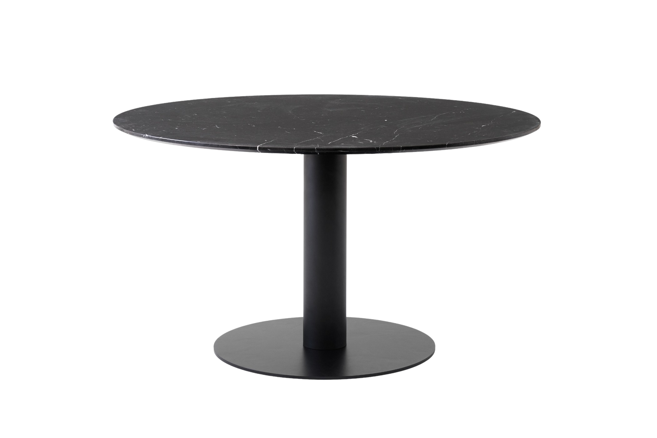 In Between SK20 Esstisch, Ø 150 cm, schwarz / nero marquina