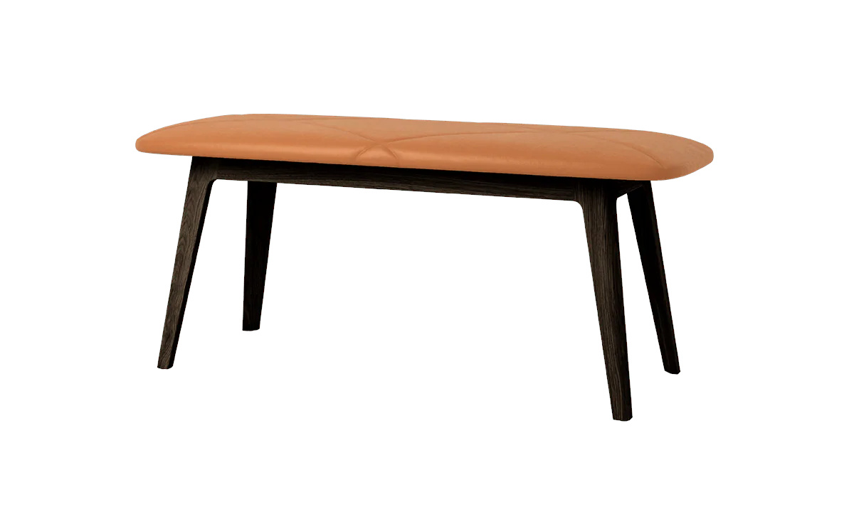 Nordic Bank, eiche dunkel gebeizt / terra safari