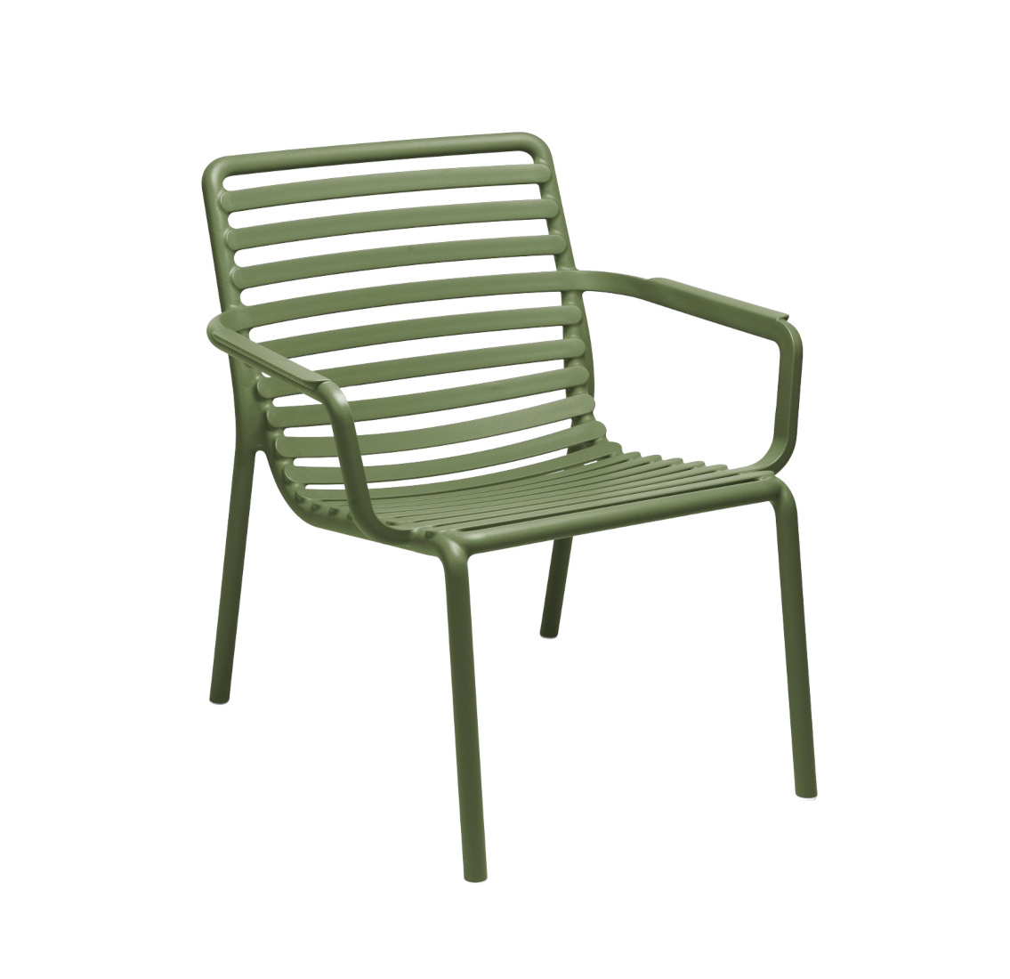 Nardi Doga Relax Sessel agave, italienischer Outdoor-Sessel, wetterfest, leicht, komfortabel, modernes Design