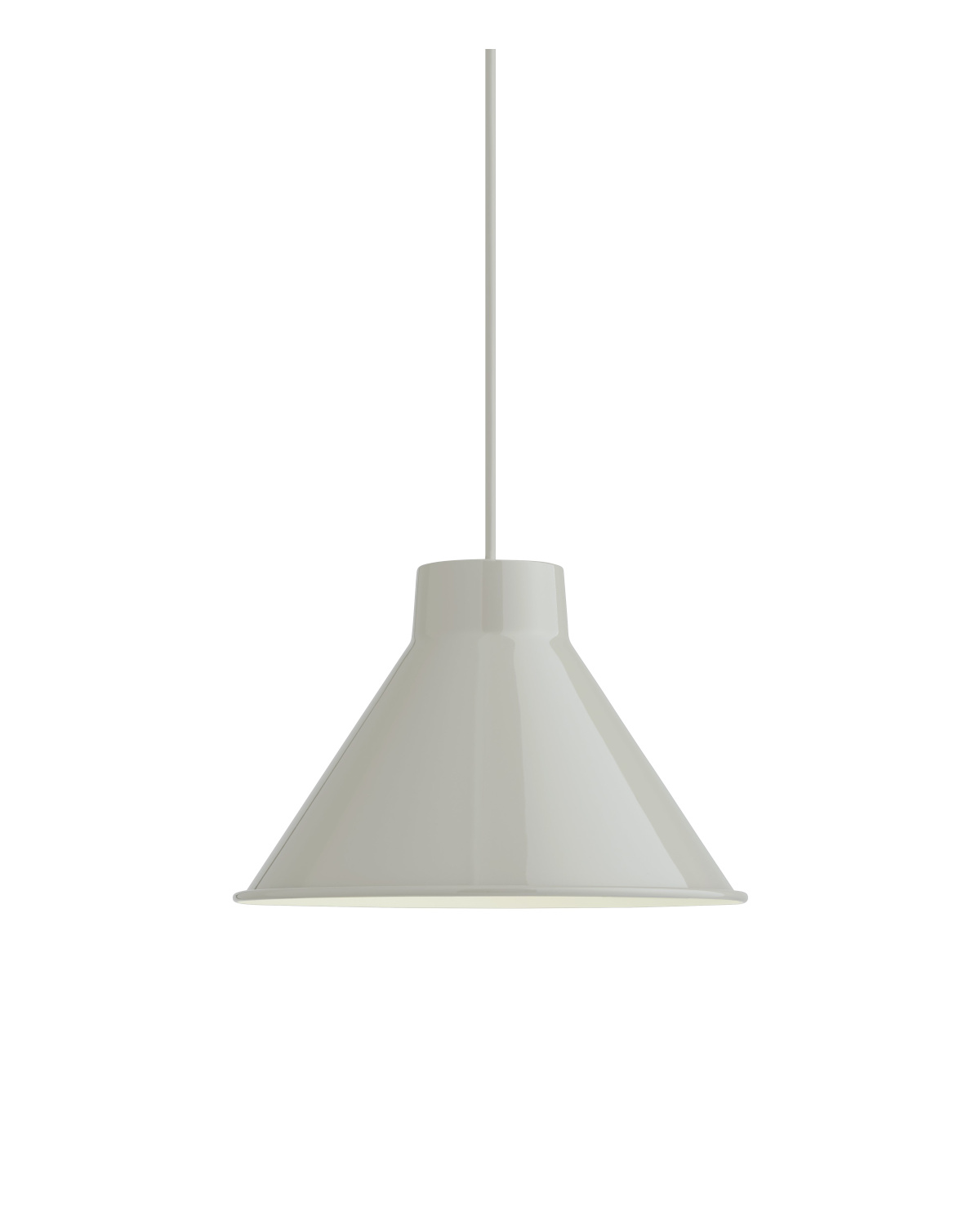 Top LED Pendelleuchte, Ø 28 cm, grau Top LED Pendelleuchte, Ø 28 cm, grau
