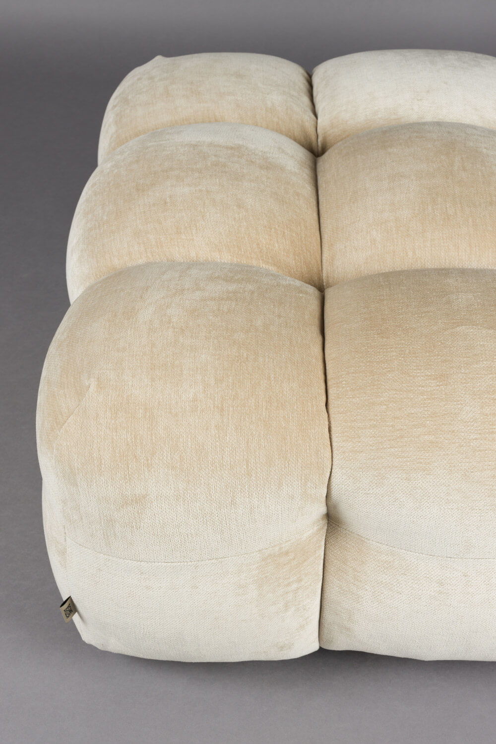 Hackman Hocker, leder schokolade