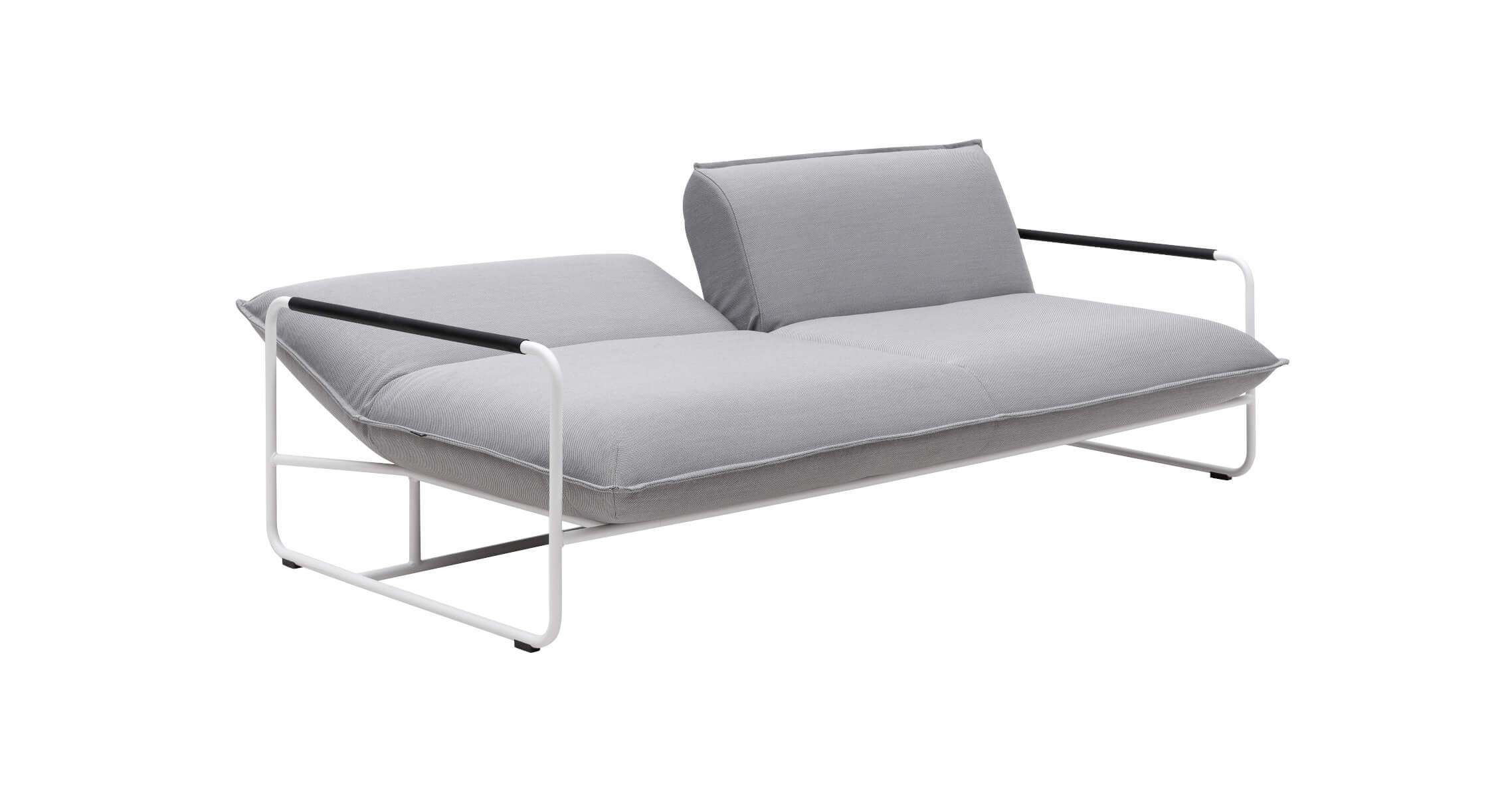 Softline Nova Sofa 3-Sitzer, hochwertiges Designsofa mit klarer Formensprache und hohem Sitzkomfort