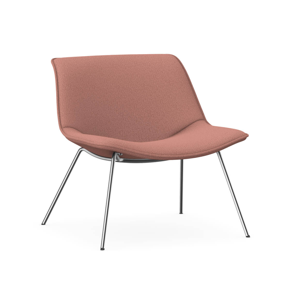 Moderner Interstuhl SHUFFLEis1 SU414 Loungesessel mit hochwertiger Polsterung, ergonomischer Form und stilvollem Design