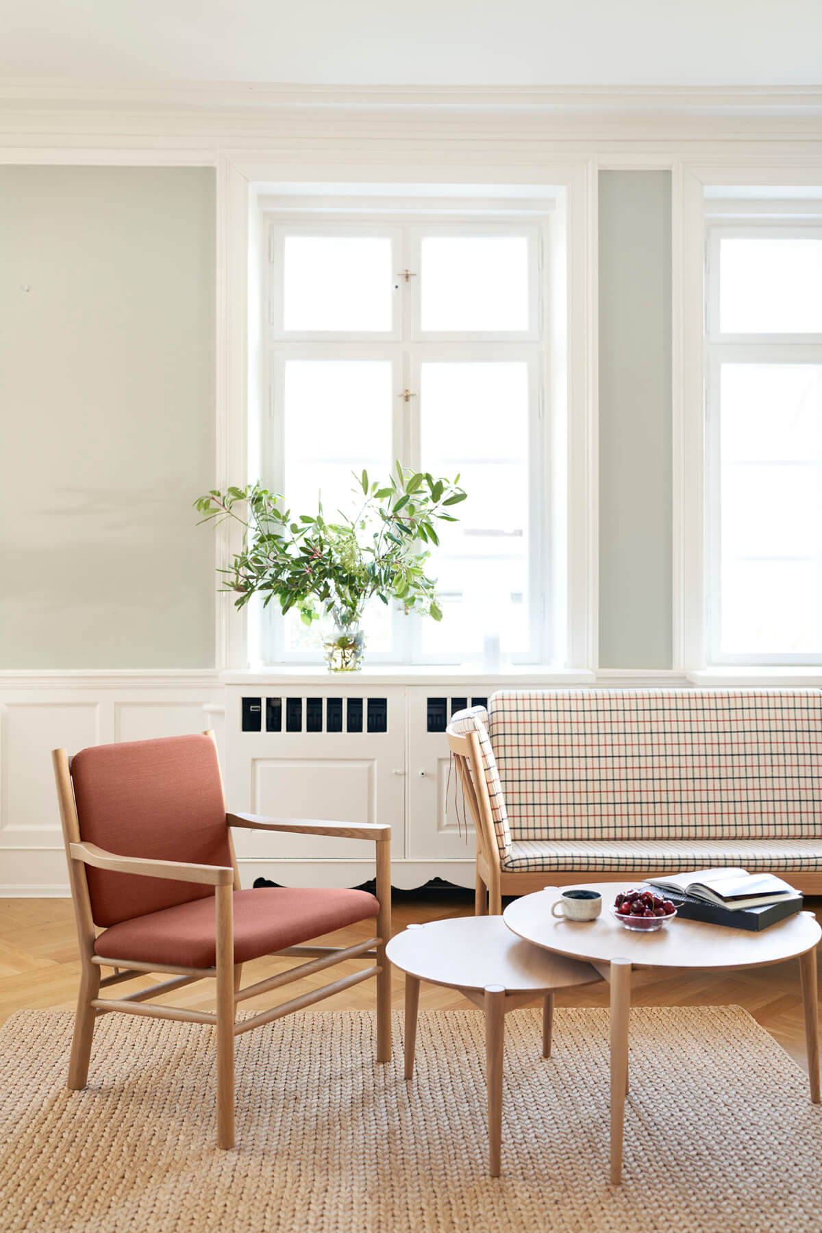 FDB Møbler J147 Sessel im Wohnzimmer, bequem und elegant – dänisches Design, ideal zum Entspannen und Relaxen