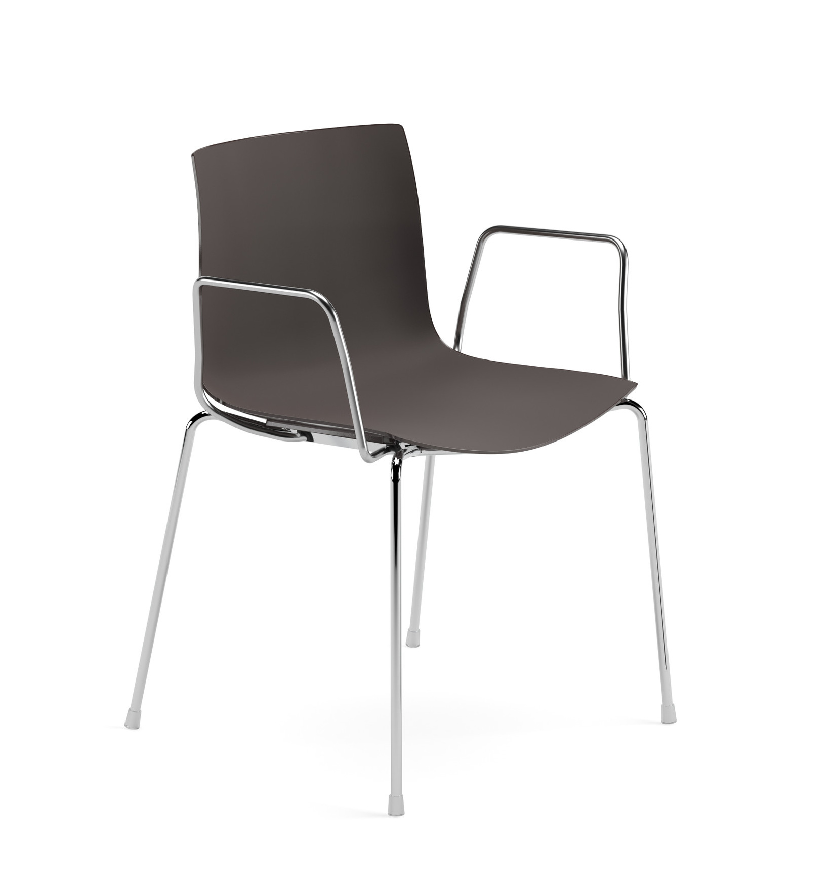 Catifa 46 Armlehnstuhl, einfarbig, chrom #0251