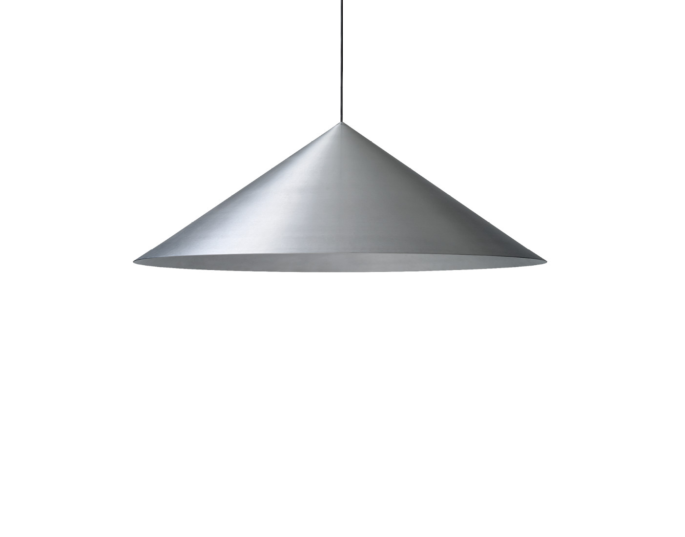 w151 Extra large pendant s3 Pendelleuchte, raw brushed