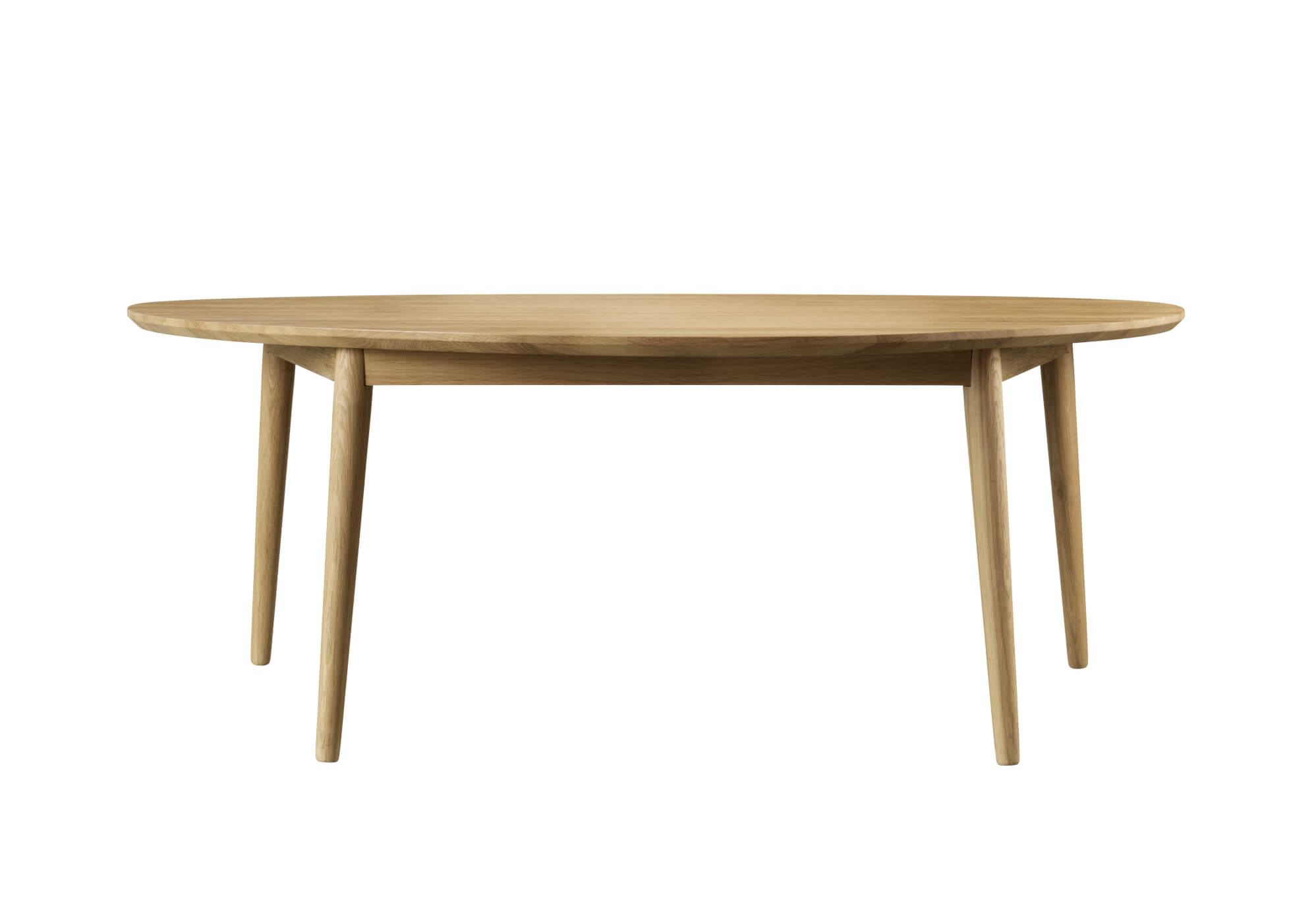 FDB Møbler D102 Anholt Couchtisch, ergonomisch, Eiche geölt, nordisches Design, nachhaltig, langlebig