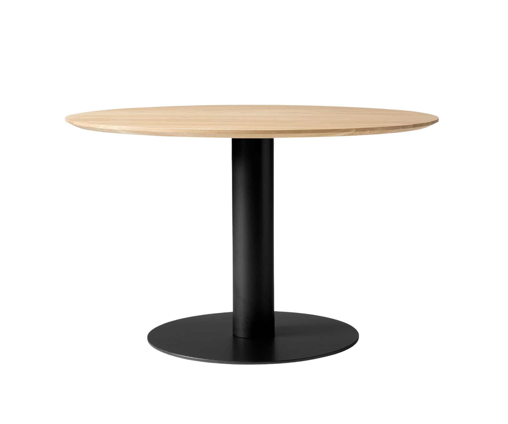 In Between SK12 Esstisch, Ø 120 cm, schwarz / eiche geölt